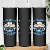 Hanukkah Sufganiyot Squad Skinny Tumbler Funny Jelly Donut Jewish Gift - Wonder Print Shop