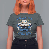 Hanukkah Sufganiyot Squad T Shirt For Women Funny Jelly Donut Jewish Gift - Wonder Print Shop