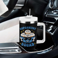 Hanukkah Sufganiyot Squad Tumbler With Handle Funny Jelly Donut Jewish Gift - Wonder Print Shop