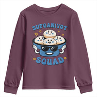 Hanukkah Sufganiyot Squad Youth Sweatshirt Funny Jelly Donut Jewish Gift - Wonder Print Shop