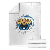Funny Hanukkah Sufganiyah Jelly Donut Squad Gift Throw Blanket - Wonder Print Shop