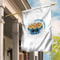 Funny Hanukkah Sufganiyah Jelly Donut Squad Gift Garden Flag - Wonder Print Shop
