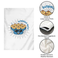 Funny Hanukkah Sufganiyah Jelly Donut Squad Gift Garden Flag - Wonder Print Shop