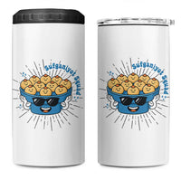 Funny Hanukkah Sufganiyah Jelly Donut Squad Gift 4 in 1 Can Cooler Tumbler - Wonder Print Shop