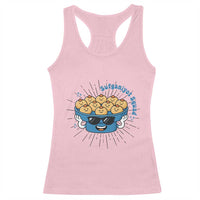 Funny Hanukkah Sufganiyah Jelly Donut Squad Gift Racerback Tank Top - Wonder Print Shop