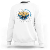 Funny Hanukkah Sufganiyah Jelly Donut Squad Gift Sweatshirt - Wonder Print Shop