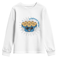 Funny Hanukkah Sufganiyah Jelly Donut Squad Gift Youth Sweatshirt - Wonder Print Shop