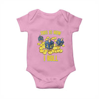 Funny Hanukkah Dreidel Baby Onesie This Is How I Roll Gift - Wonder Print Shop