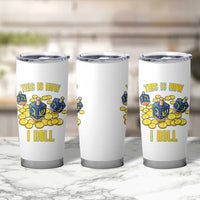Funny Hanukkah Dreidel Tumbler Cup This Is How I Roll Gift - Wonder Print Shop