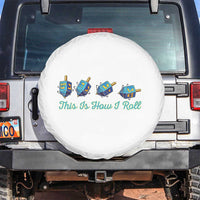 Hanukkah Dreidel Spare Tire Cover This Is How I Roll Jewish Holiday Gift - Wonder Print Shop