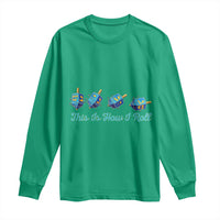Hanukkah Dreidel Long Sleeve Shirt This Is How I Roll Jewish Holiday Gift - Wonder Print Shop