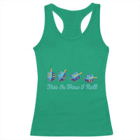 Hanukkah Dreidel Racerback Tank Top This Is How I Roll Jewish Holiday Gift - Wonder Print Shop