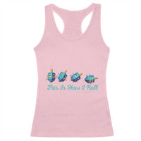 Hanukkah Dreidel Racerback Tank Top This Is How I Roll Jewish Holiday Gift - Wonder Print Shop