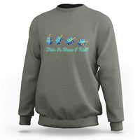 Hanukkah Dreidel Sweatshirt This Is How I Roll Jewish Holiday Gift - Wonder Print Shop