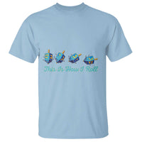 Hanukkah Dreidel T Shirt This Is How I Roll Jewish Holiday Gift - Wonder Print Shop