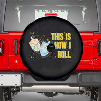 This Is How I Roll Spare Tire Cover Jewish Holiday Dreidel Gift - Wonder Print Shop