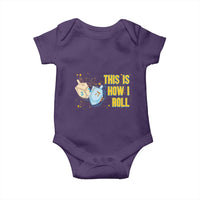 This Is How I Roll Baby Onesie Jewish Holiday Dreidel Gift - Wonder Print Shop