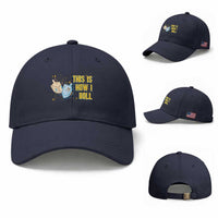 This Is How I Roll Baseball Cap Jewish Holiday Dreidel Gift