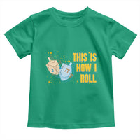 This Is How I Roll Toddler T Shirt Jewish Holiday Dreidel Gift - Wonder Print Shop