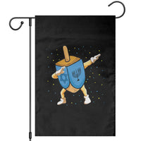 Funny Hanukkah Dreidel Dabbing Holiday Gift Garden Flag - Wonder Print Shop