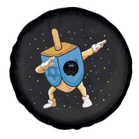 Funny Hanukkah Dreidel Dabbing Holiday Gift Spare Tire Cover - Wonder Print Shop