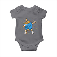Funny Hanukkah Dreidel Dabbing Holiday Gift Baby Onesie - Wonder Print Shop