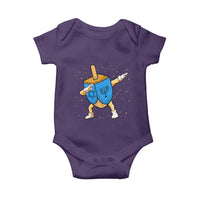 Funny Hanukkah Dreidel Dabbing Holiday Gift Baby Onesie - Wonder Print Shop