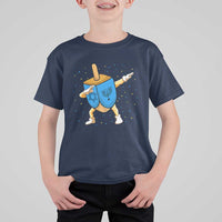 Funny Hanukkah Dreidel Dabbing Holiday Gift T Shirt For Kid - Wonder Print Shop