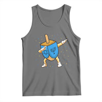 Funny Hanukkah Dreidel Dabbing Holiday Gift Tank Top - Wonder Print Shop
