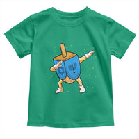 Funny Hanukkah Dreidel Dabbing Holiday Gift Toddler T Shirt - Wonder Print Shop