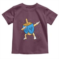 Funny Hanukkah Dreidel Dabbing Holiday Gift Toddler T Shirt - Wonder Print Shop