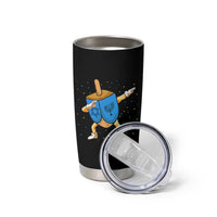 Funny Hanukkah Dreidel Dabbing Holiday Gift Tumbler Cup - Wonder Print Shop