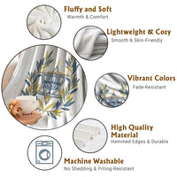 Hanukkah Flower Menorah Star Of David Throw Blanket Gift For Women - Wonder Print Shop