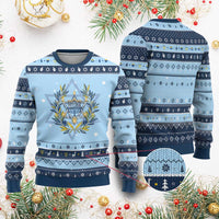 Chanukkah Flower Menorah Star Of David Hanukkah Ugly Sweater Gift For Women - Wonder Print Shop