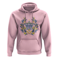 Hanukkah Flower Menorah Star Of David Hoodie Gift For Women - Wonder Print Shop