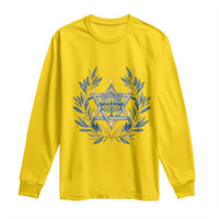 Hanukkah Flower Menorah Star Of David Long Sleeve Shirt Gift For Women - Wonder Print Shop