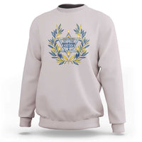 Hanukkah Flower Menorah Star Of David Sweatshirt Gift For Women - Wonder Print Shop