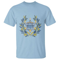 Hanukkah Flower Menorah Star Of David T Shirt Gift For Women - Wonder Print Shop