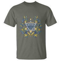 Hanukkah Flower Menorah Star Of David T Shirt Gift For Women - Wonder Print Shop