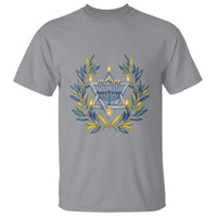 Hanukkah Flower Menorah Star Of David T Shirt Gift For Women - Wonder Print Shop