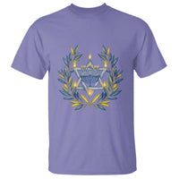 Hanukkah Flower Menorah Star Of David T Shirt Gift For Women - Wonder Print Shop