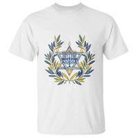 Hanukkah Flower Menorah Star Of David T Shirt Gift For Women - Wonder Print Shop