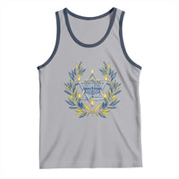 Hanukkah Flower Menorah Star Of David Tank Top Gift For Women - Wonder Print Shop