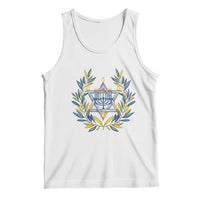 Hanukkah Flower Menorah Star Of David Tank Top Gift For Women - Wonder Print Shop