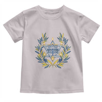 Hanukkah Flower Menorah Star Of David Toddler T Shirt Gift For Women - Wonder Print Shop