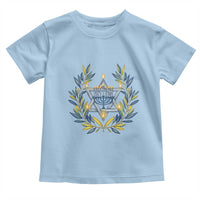 Hanukkah Flower Menorah Star Of David Toddler T Shirt Gift For Women - Wonder Print Shop