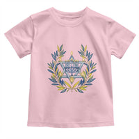 Hanukkah Flower Menorah Star Of David Toddler T Shirt Gift For Women - Wonder Print Shop