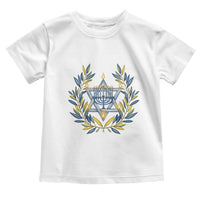 Hanukkah Flower Menorah Star Of David Toddler T Shirt Gift For Women - Wonder Print Shop