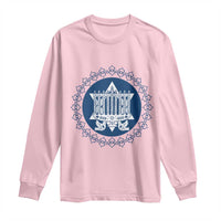 Hanukkah Vintage Menorah Peace Doves Long Sleeve Shirt Festival Of Lights Gift - Wonder Print Shop