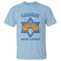 Funny Hanukkah Gift T Shirt If Life Gives You Potatoes Make Latkes - Wonder Print Shop